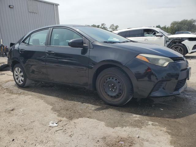 2T1BURHE2EC218410 - 2014 TOYOTA COROLLA L BLACK photo 4