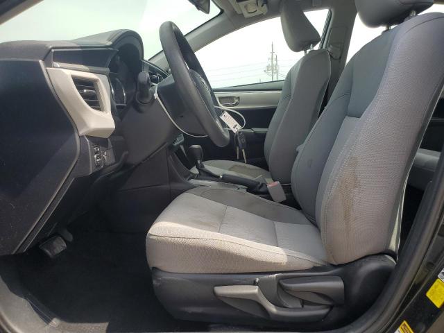 2T1BURHE2EC218410 - 2014 TOYOTA COROLLA L BLACK photo 7