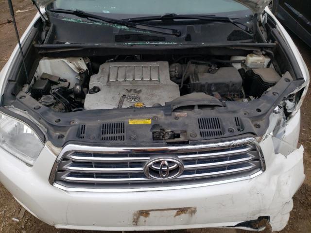 5TDDK3EH6AS040013 - 2010 TOYOTA HIGHLANDER LIMITED WHITE photo 11