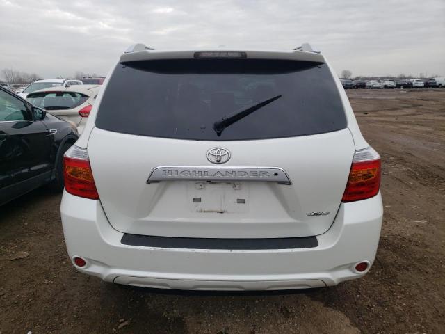 5TDDK3EH6AS040013 - 2010 TOYOTA HIGHLANDER LIMITED WHITE photo 6