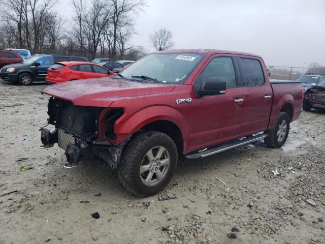 1FTEW1E47KFC43228 - 2019 FORD F150 SUPERCREW RED photo 1