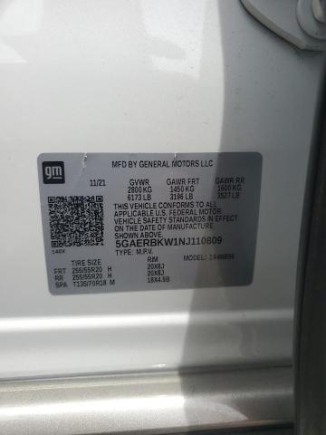 5GAERBKW1NJ110809 - 2022 BUICK ENCLAVE ESSENCE 白色 照片 14