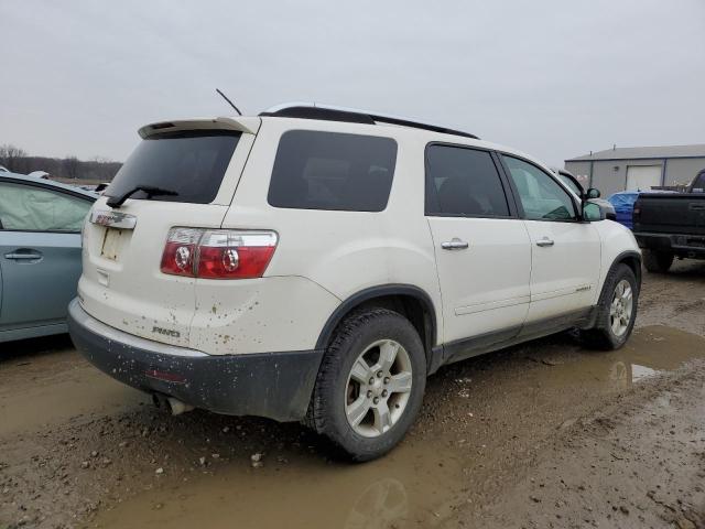 1GKEV13758J259082 - 2008 GMC ACADIA SLE WHITE photo 3