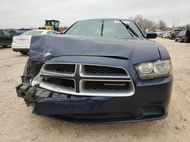 2C3CDXBG2EH147027 - 2014 DODGE CHARGER SE BLUE photo 5