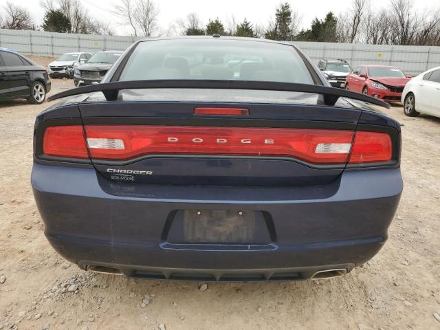 2C3CDXBG2EH147027 - 2014 DODGE CHARGER SE BLUE photo 6