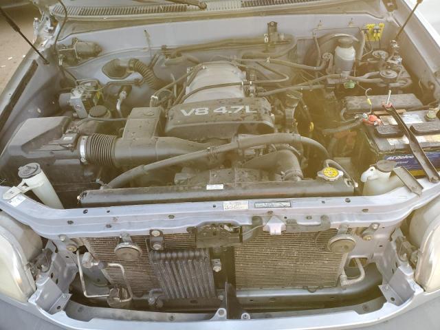 5TBBT4419YS032425 - 2000 TOYOTA TUNDRA ACCESS CAB ვერცხლისფერი ფოტო 11
