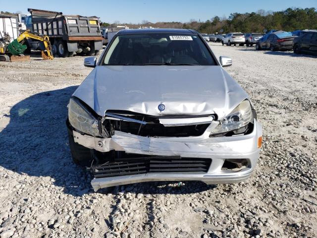 WDDGF5EB4BR140397 - 2011 MERCEDES-BENZ C 300 SILVER photo 5