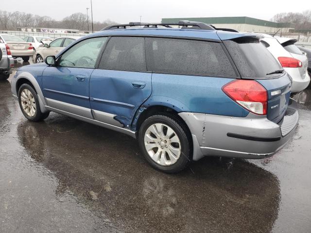 4S4BP66C797312955 - 2009 SUBARU OUTBACK 2.5I LIMITED BLUE photo 2