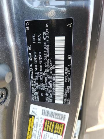 5TDHZRAH6NS136865 - 2022 TOYOTA HIGHLANDER XLE 灰色 照片 13