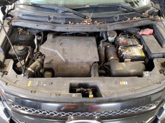 1FM5K8GT7DGB85249 - 2013 FORD EXPLORER SPORT შავი ფოტო 12