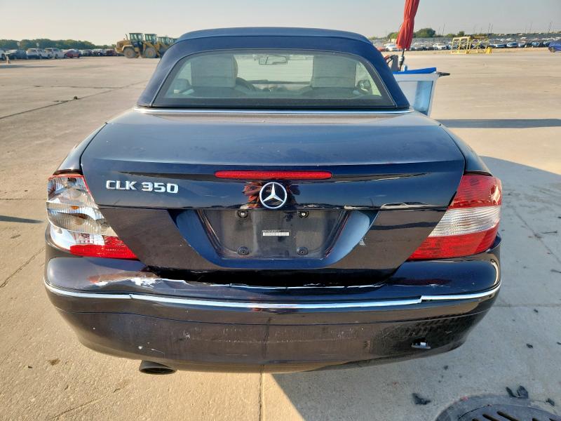 WDBTK56F38T091547 - 2008 MERCEDES-BENZ CLK 350 BLUE photo 6