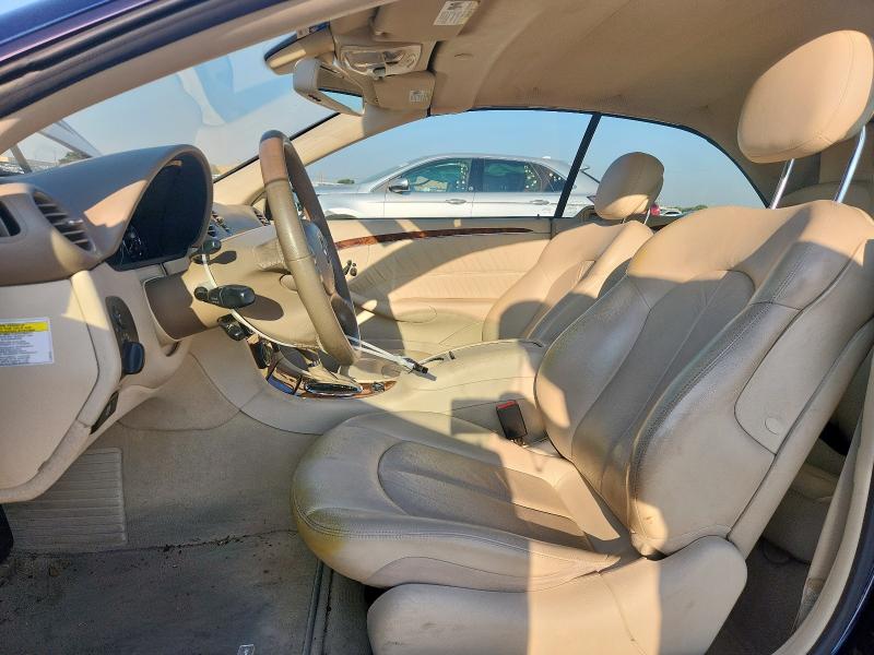 WDBTK56F38T091547 - 2008 MERCEDES-BENZ CLK 350 BLUE photo 7