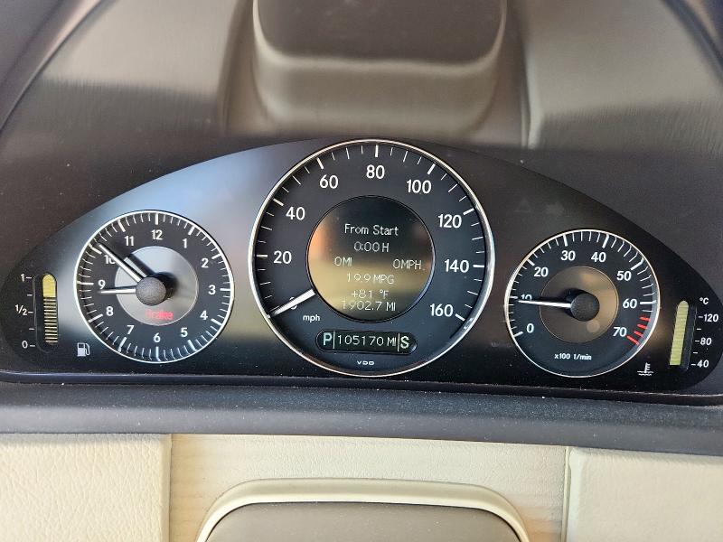 WDBTK56F38T091547 - 2008 MERCEDES-BENZ CLK 350 BLUE photo 9