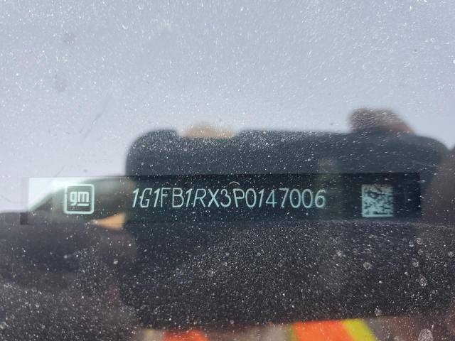 1G1FB1RX3P0147006 - 2023 CHEVROLET CAMARO LS თეთრი ფოტო 12