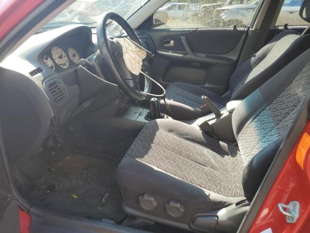 JM1BJ246821462528 - 2002 MAZDA PROTEGE PR5 Rojo foto 7