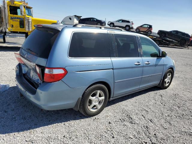 5FNRL38845B080440 - 2005 HONDA ODYSSEY TOURING ლურჯი ფოტო 3