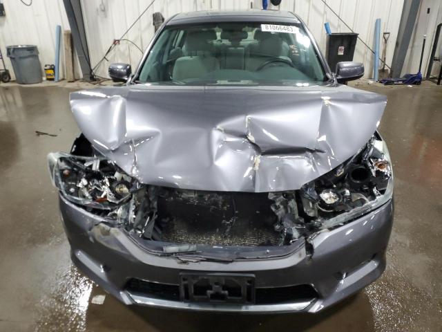 1HGCR2F72EA065390 - 2014 HONDA ACCORD EX GRAY photo 5