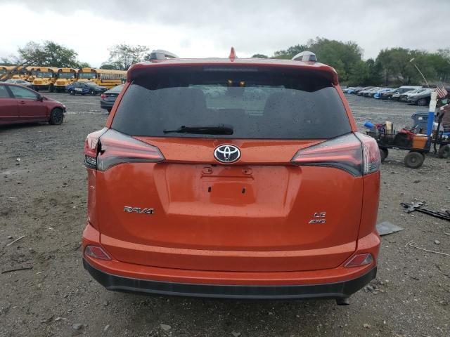 2T3BFREV3GW414962 - 2016 TOYOTA RAV4 LE ORANGE photo 6