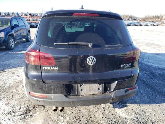 WVGBV7AX1CW000634 - 2012 VOLKSWAGEN TIGUAN S BLACK photo 6