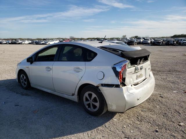 JTDKN3DU2D5559325 - 2013 TOYOTA PRIUS WHITE photo 2