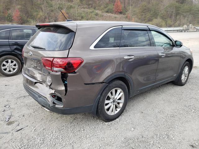 5XYPGDA31KG433608 - 2019 KIA SORENTO L BROWN photo 3