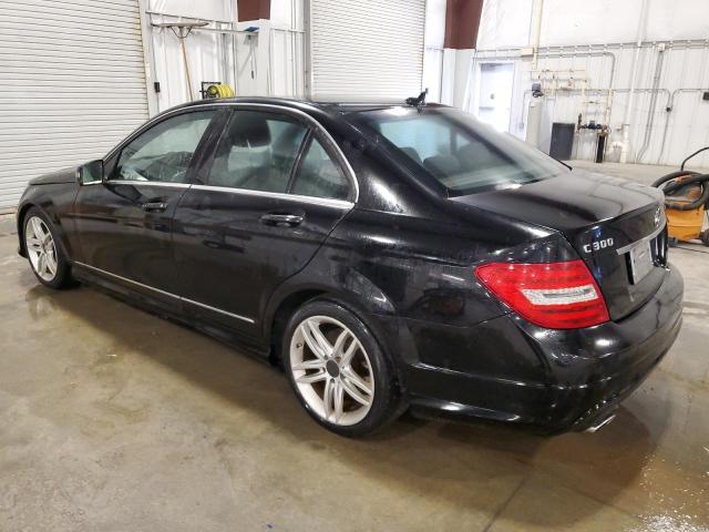 WDDGF8BB9CA606976 - 2012 MERCEDES-BENZ C 300 4MATIC BLACK photo 2