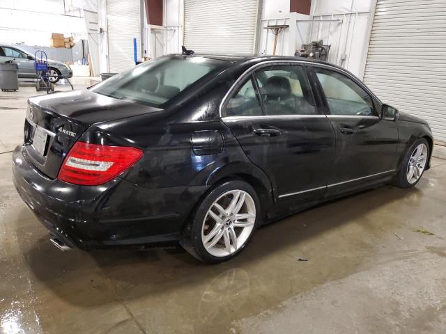 WDDGF8BB9CA606976 - 2012 MERCEDES-BENZ C 300 4MATIC BLACK photo 3