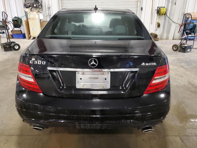 WDDGF8BB9CA606976 - 2012 MERCEDES-BENZ C 300 4MATIC BLACK photo 6