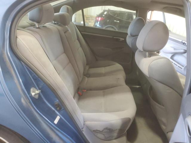 1HGFA16828L023964 - 2008 HONDA CIVIC EX BLUE photo 10