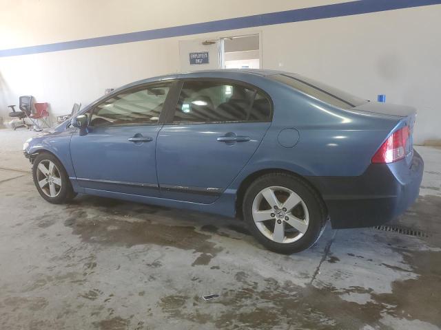 1HGFA16828L023964 - 2008 HONDA CIVIC EX BLUE photo 2