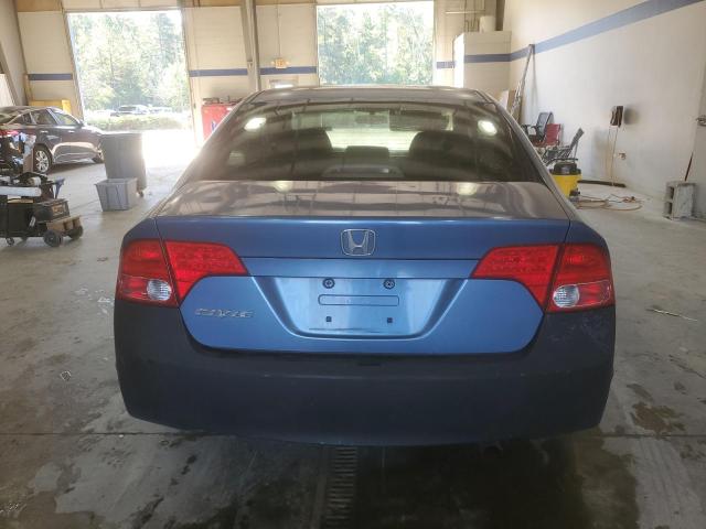 1HGFA16828L023964 - 2008 HONDA CIVIC EX BLUE photo 6