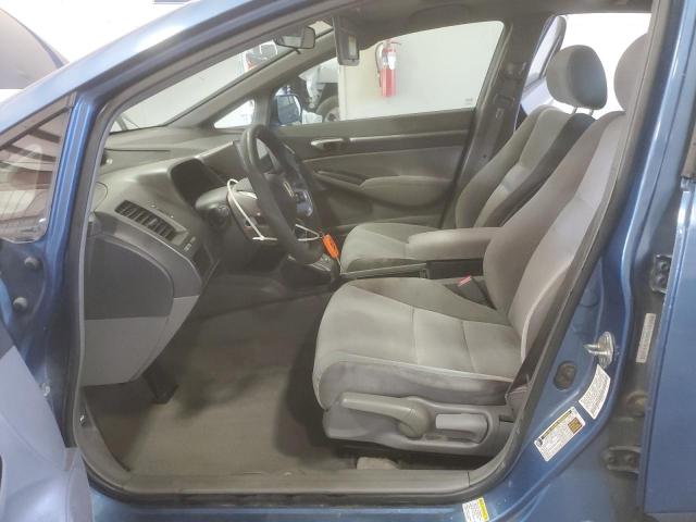 1HGFA16828L023964 - 2008 HONDA CIVIC EX BLUE photo 7