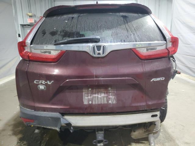 2HKRW2H84KH669129 - 2019 HONDA CR-V EXL 勃艮第红 照片 6