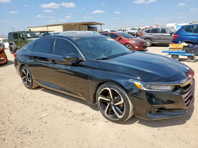 1HGCV1F37MA030197 - 2022 HONDA ACCORD SPORT BLACK photo 4