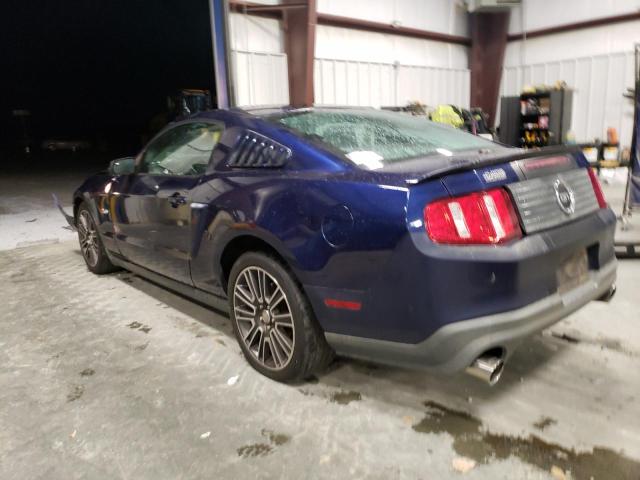 1ZVBP8CF1B5130150 - 2011 FORD MUSTANG GT BLUE photo 2