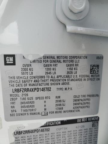 LRBFZRR4XPD148782 - 2023 BUICK ENVISION AVENIR WHITE photo 13