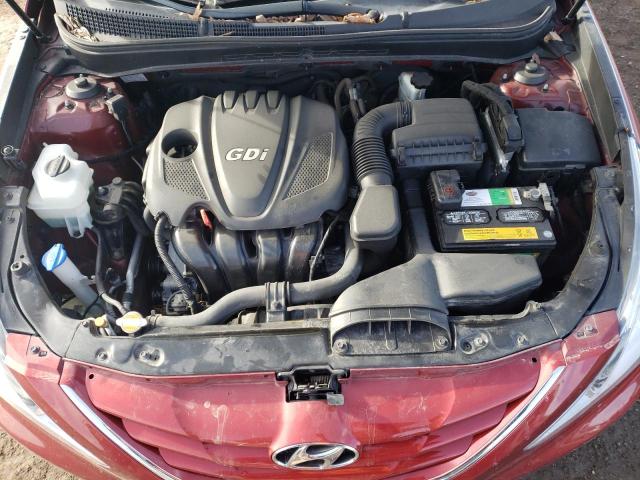 5NPEB4AC5BH184177 - 2011 HYUNDAI SONATA GLS RED photo 11