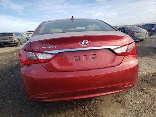 5NPEB4AC5BH184177 - 2011 HYUNDAI SONATA GLS RED photo 6