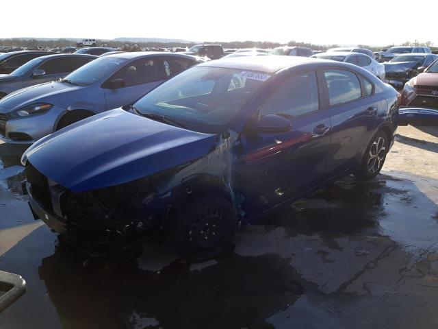 3KPF24AD0ME304293 - 2021 KIA FORTE FE BLUE photo 1