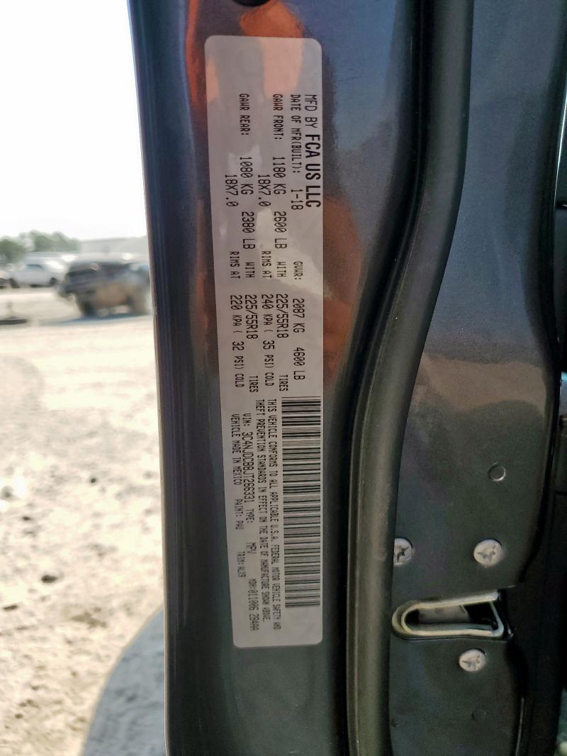 3C4NJDCB8JT266331 - 2018 JEEP COMPASS LIMITED ნაცრისფერი ფოტო 14