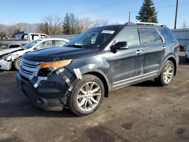 1FM5K8D86EGC58709 - 2014 FORD EXPLORER XLT BLACK photo 1