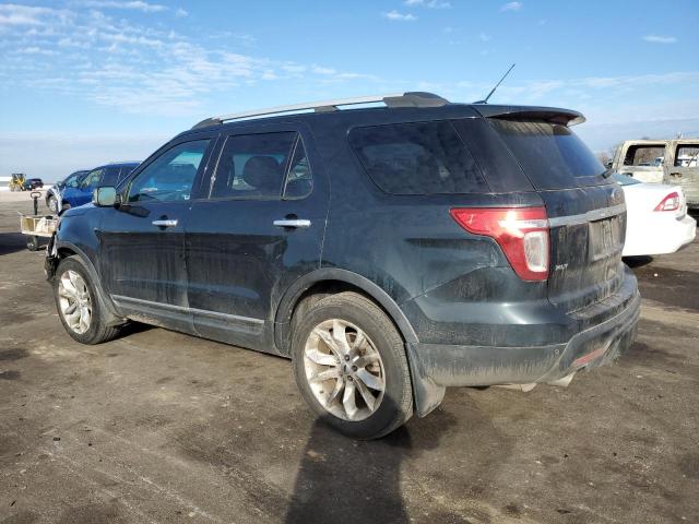 1FM5K8D86EGC58709 - 2014 FORD EXPLORER XLT BLACK photo 2