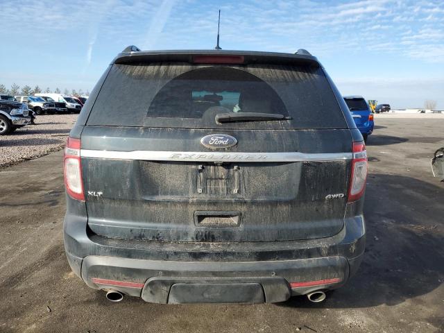 1FM5K8D86EGC58709 - 2014 FORD EXPLORER XLT BLACK photo 6