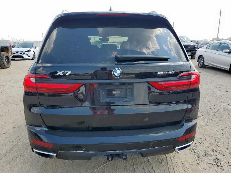 5UXCW2C59KL087640 - 2019 BMW X7 XDRIVE40I BLACK photo 6