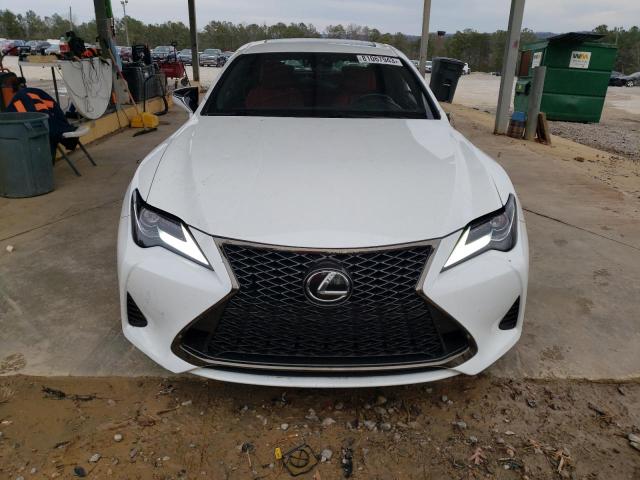 JTHHZ5BC8K5021163 - 2019 LEXUS RC 350 WHITE photo 5