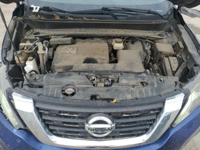5N1DR2MM0JC607415 - 2018 NISSAN PATHFINDER S BLUE photo 12