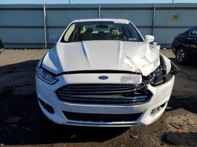 3FA6P0HD9ER117456 - 2014 FORD FUSION SE WHITE photo 5