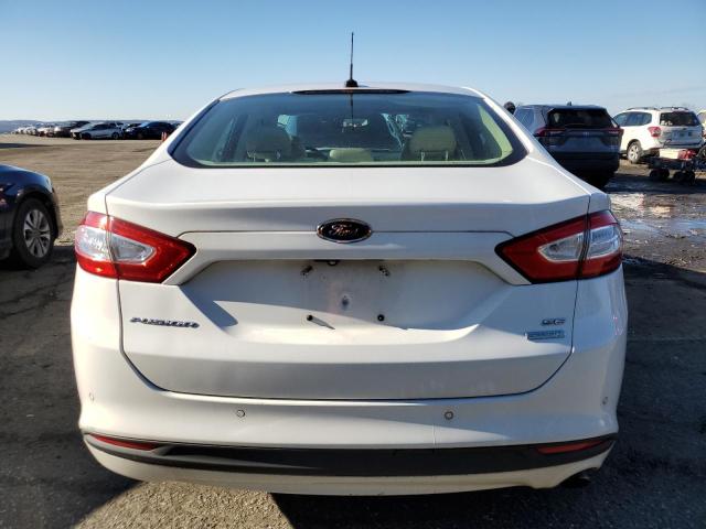 3FA6P0HD9ER117456 - 2014 FORD FUSION SE WHITE photo 6