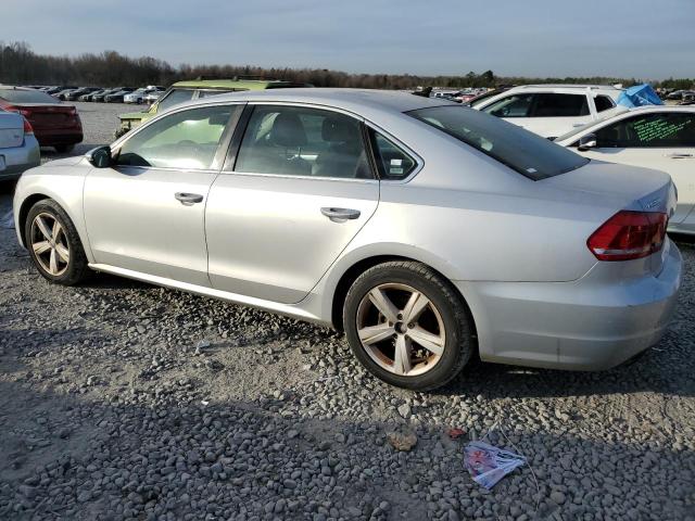 1VWBP7A36CC046941 - 2012 VOLKSWAGEN PASSAT SE SILVER photo 2