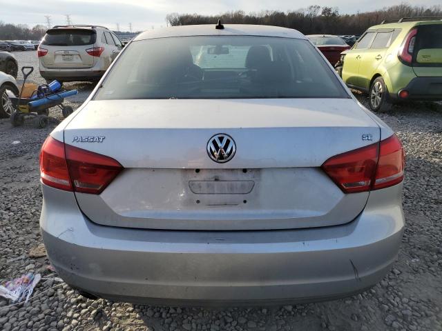 1VWBP7A36CC046941 - 2012 VOLKSWAGEN PASSAT SE SILVER photo 6